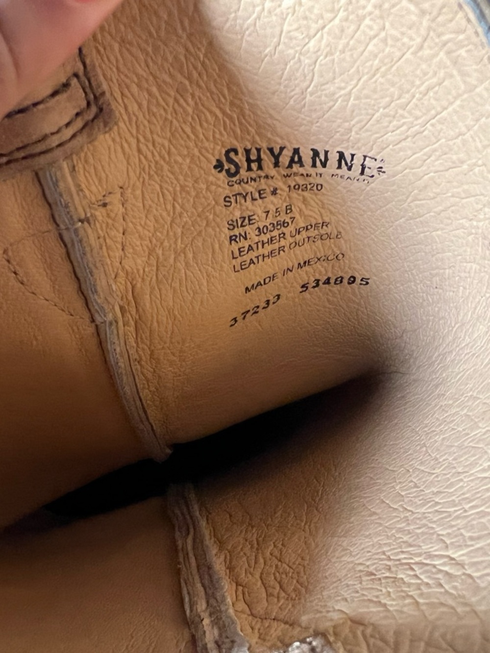 Shyanne Women's Dahlia Western Boot Snip Toe - Picture 5 of 9